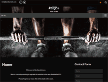 Tablet Screenshot of bentbarbell.com